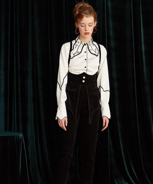 Watch Collar Blouse
